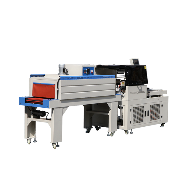 Full automatic bottom film shrink packaging machine for POF PE film sealing and cutting