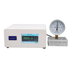 Air pressure calibration device with precise pressure control and LCD display for gauge and sensor calibration