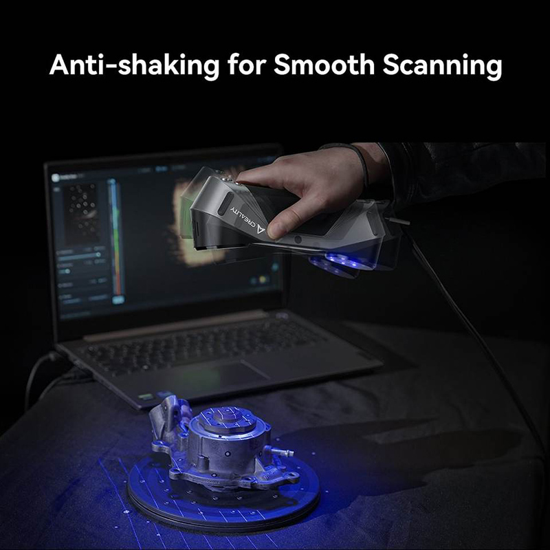 Dual-mode 3D scanner supporting object sizes from small parts to large components