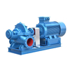 Double suction split case centrifugal pump for large flow water transfer
