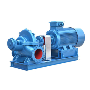 Double suction split case centrifugal pump for large flow water transfer