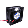 60x60x25 fan front view DC 12V 24V 48V high speed cooling fan