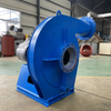High pressure radial fan front view cast iron impeller industrial exhaust ventilation