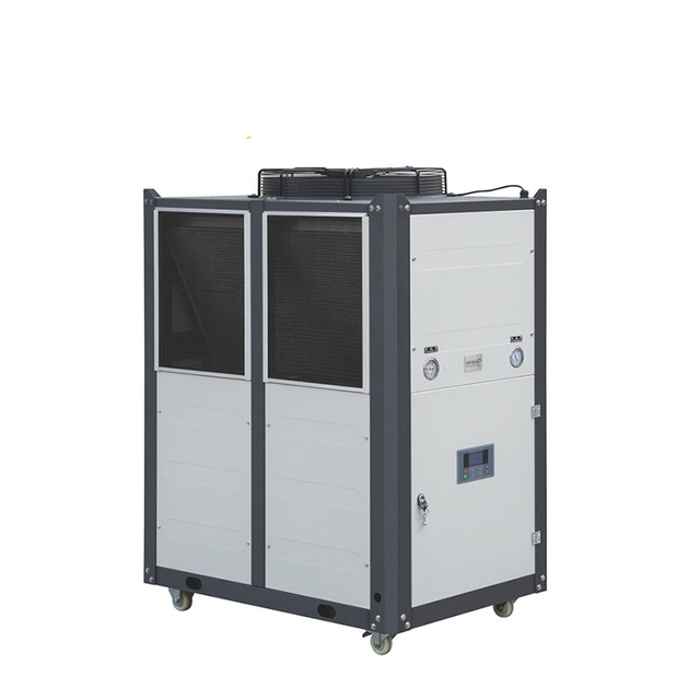 Air cooled refrigeration chiller for factory use