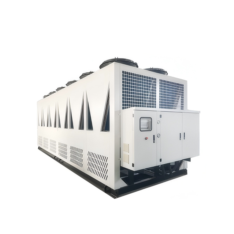Large screw water chiller for central factory cooling